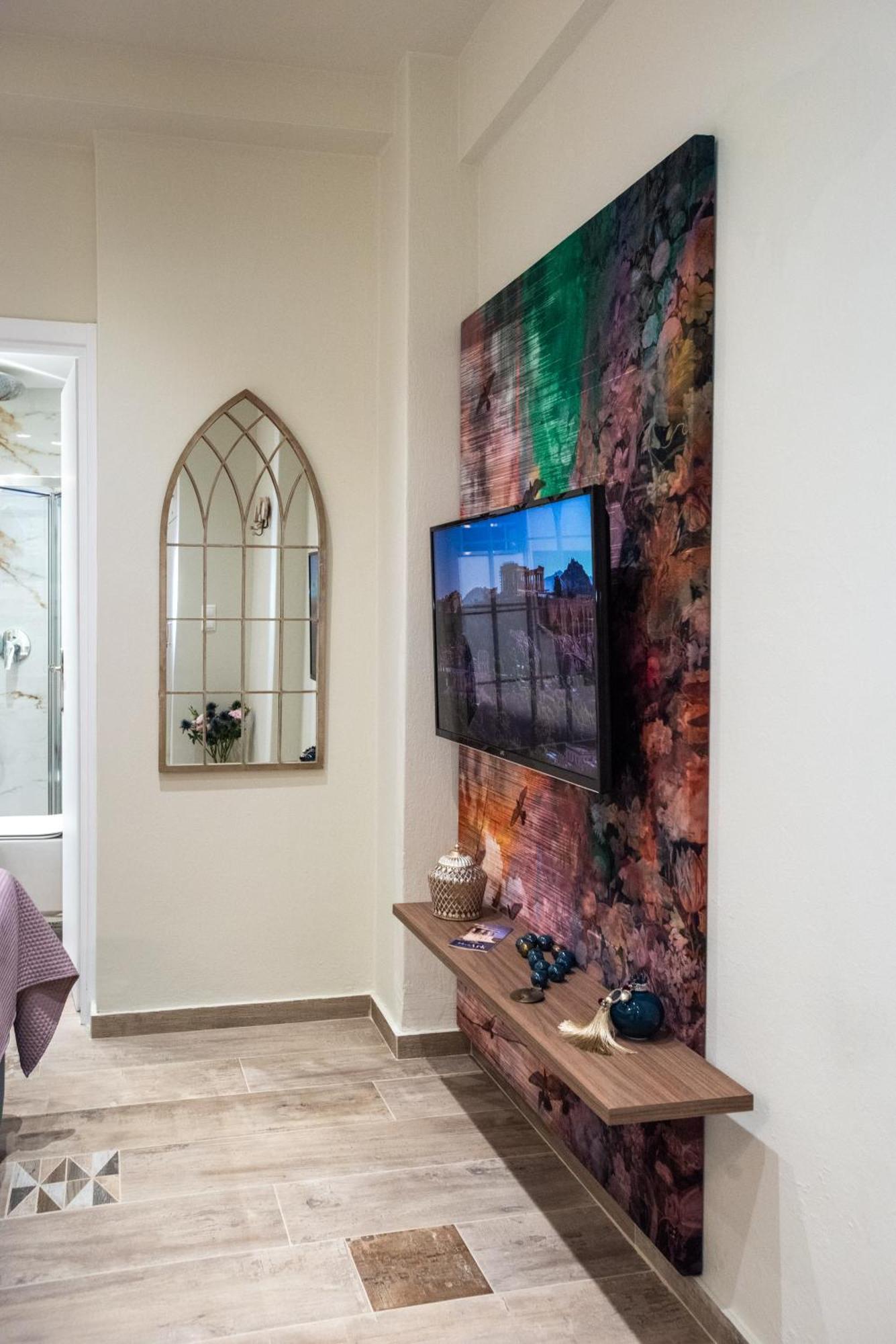 Blue Ark Romantic Studio Under Acropolis Atenas Exterior foto